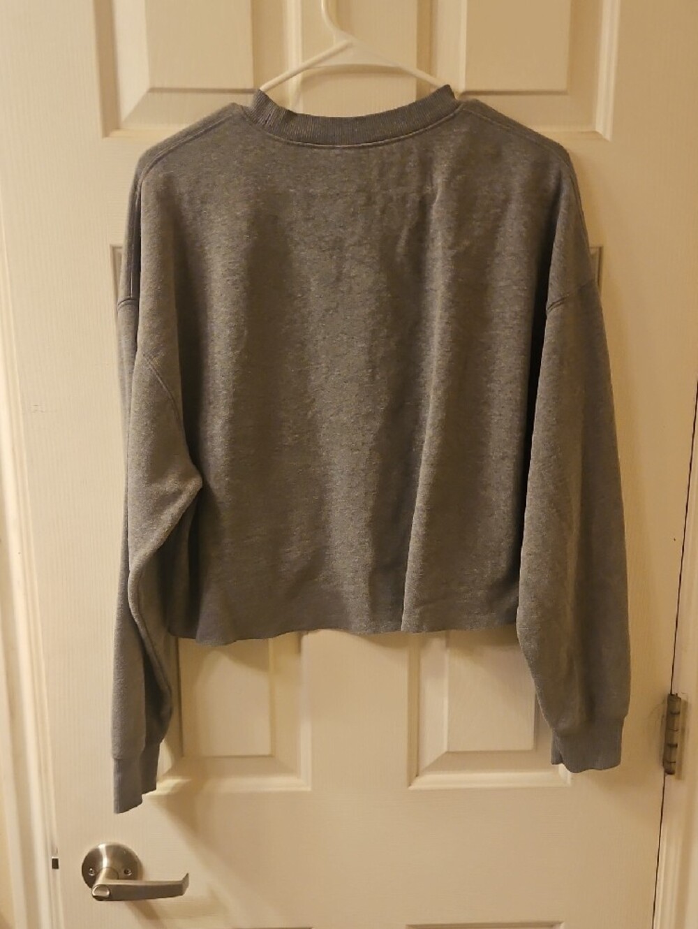 wild fable Heather Gray Cropped Sweatshirt - Picture 3 of 3